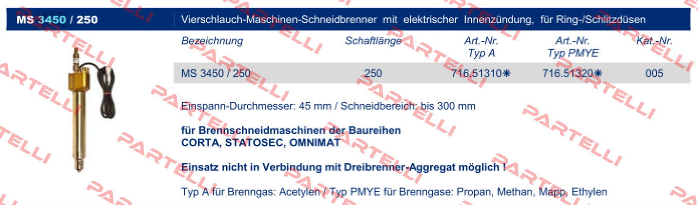 MS 3450/250-PMY Messer