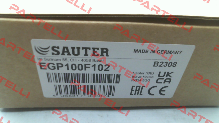 EGP100F102 Sauter