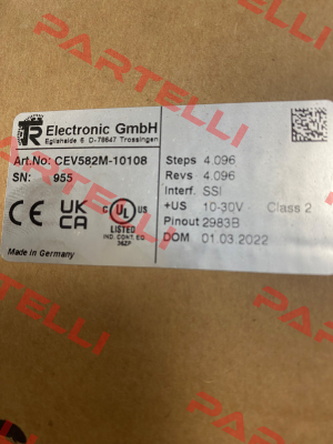 CEV582M-10108 TR Electronic