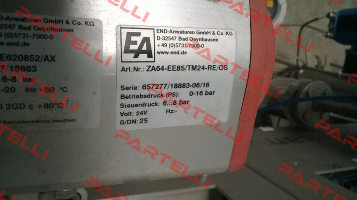 ZA64-EE85/TM24-RE/OS (OEM) End Armaturen