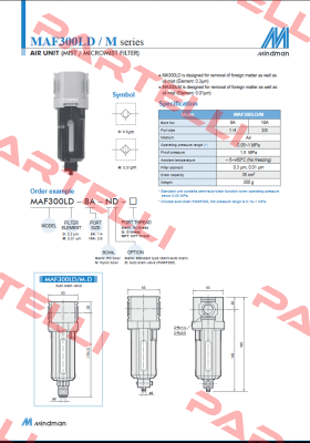 MAF300LD-8A-D Mindman