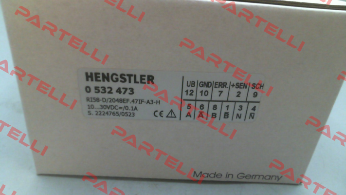 p/n: 0532473, Type: RI58-D/ 2048EF.47IF-A3-H Hengstler