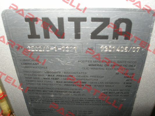 GE02/B-1-7321  Intza